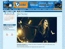 Tablet Screenshot of cibaproducciones.com